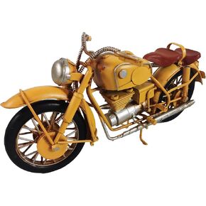 Berfutall-Retro Handmade Iron Motorcycle Model Creative Gifts Unique Models Forged Metal Crafts Home Decoration (Green)