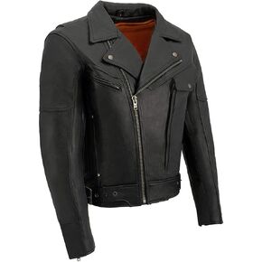 Milwaukee Men's Side Set Belt Utility Pocket M/C Jacket