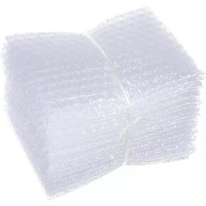 Clear Bubble Out Bags Wrap Pouches, 4 x 6 Inch Double Walled Cushioning Packaging Bag, Shockproof Foam Bubble Protective Bags for Packing Moving Shipping Mailing (100 Pack)