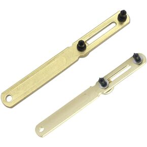 2 Pack Watch Back Remover Tool Adjustable Two Feet Watch Opener Wrench for Back Case Open Watch Screwback Repair Battery Replacement (Cover 15mm-50mm)