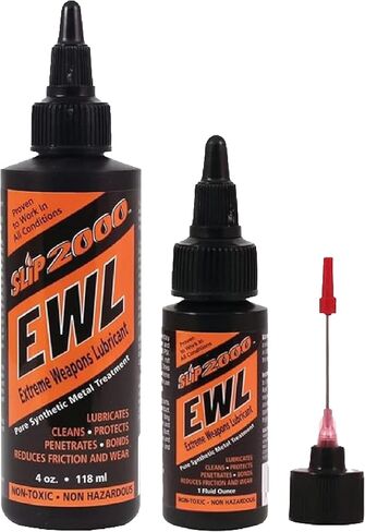 SLIP 2000 EWL CLP Gun Lube - Extreme Weapons Lubricant Synthetic Gun CLP Cleaner - 4 oz Squeeze Bottle | Cleans, protects and lubricates machine guns and chain guns in Saudi Arabia