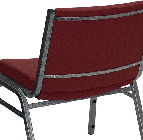 Flash Furniture 2 Pack HERCULES Series Big & Tall 1000 lb. Rated Black Fabric Stack Chair in Saudi Arabia