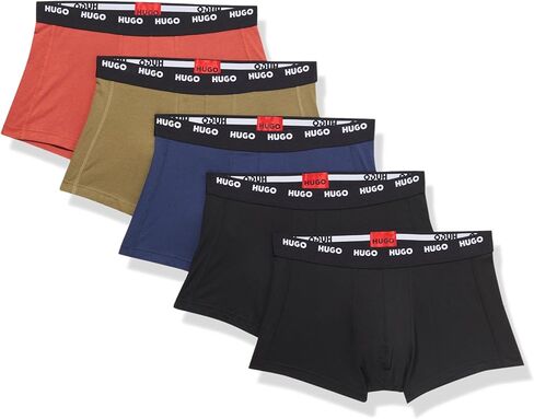 HUGO Men's 5 Pack Stretch Cotton Trunk in Saudi Arabia