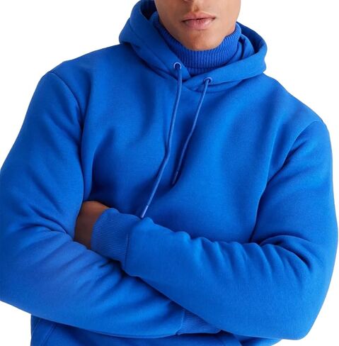 Men's Hoodies Pullover Hooded Sweatshirt Midweight Athletic Hoodie for Men Long Sleeve Fleece Sweat Shirt with Pocket in Saudi Arabia
