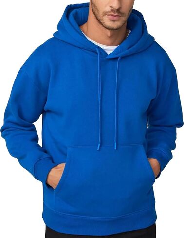 Men's Hoodies Pullover Hooded Sweatshirt Midweight Athletic Hoodie for Men Long Sleeve Fleece Sweat Shirt with Pocket in Saudi Arabia