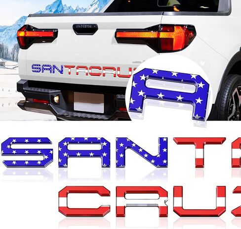 أحرف إدراج الباب الخلفي متوافقة مع 2022 2023 2024 Santa Cruz ثلاثية الأبعاد مرتفعة وقوية لاصقة حروف شعار خلفي متوافق مع ملحقات Santa Cruz-أسود غير لامع in Saudi Arabia
