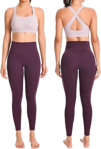 Workout Sets for Women 2 Piece Outfits High Waisted Leggings with Cross Back Sports Bra Yoga Outfits Gym Sets in Saudi Arabia