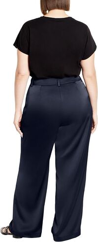 City Chic Women's Apparel Women's CITYCHIC Plus Size Pant Rylie, Steel Blue in Saudi Arabia
