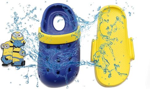 Kids Clogs Cute Cartoon Boys Girls Garden Clogs Children Beach Pool Shoes Non-Slip Breathable Slides Sandals Lightweight Slip-on Shower Slippers in Saudi Arabia