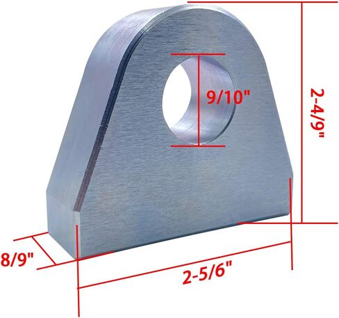 Weld on Shackle/Clevis Mounts 1" Thick Steel 2PCS in Kuwait