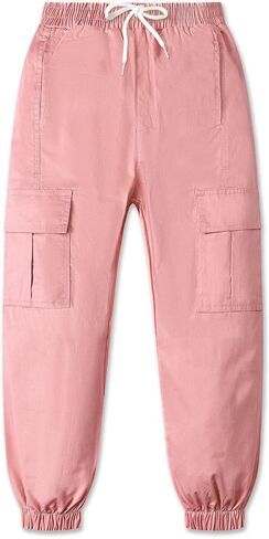 Girls Clothing Sets, Girls Long Sleeved and Cargo Jogger Pants Outfits 2pcs Clothes Set in Saudi Arabia