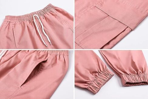 Girls Clothing Sets, Girls Long Sleeved and Cargo Jogger Pants Outfits 2pcs Clothes Set in Saudi Arabia