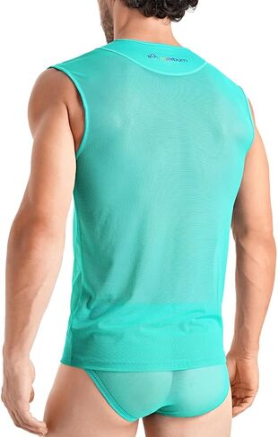 Rounderbum Mens Underwear | Transparent Tank Top | Slim Fit | Mens Clothes | Premium Quality | Comfortable and Lightweight in Saudi Arabia