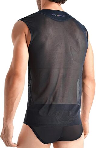 Rounderbum Mens Underwear | Transparent Tank Top | Slim Fit | Mens Clothes | Premium Quality | Comfortable and Lightweight in Saudi Arabia