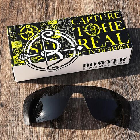 Bowyer 6 قطع عدسات بديلة مستقطبة وأطقم مطاطية لنظارات Oakley M2 Frame OO9212 - أسود + مرآة تيتانيوم + مرآة زرقاء لركوب الأمواج + مرآة حمراء ناري + مرآة خضراء اليشم + بني in Kuwait