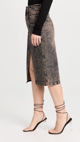 تنورة ميزون مزدوجة متوسطة الطول للسيدات in Kuwait