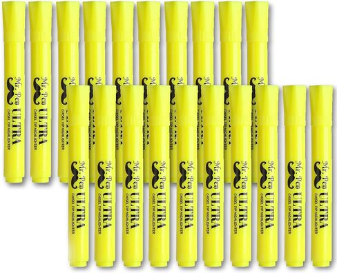 Mr. Pen- Pastel Highlighter, Tank Style, 6 Pack, Chisel Tip, Highlighters Pastel, Bible Highlighter, Multicolor Highlighters Pack, Colored Highlighters, Highlighters in Saudi Arabia
