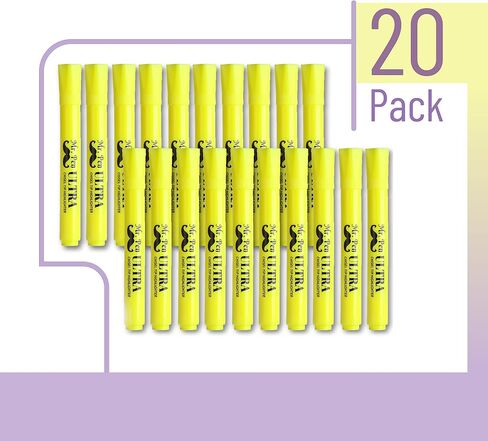 Mr. Pen- Pastel Highlighter, Tank Style, 6 Pack, Chisel Tip, Highlighters Pastel, Bible Highlighter, Multicolor Highlighters Pack, Colored Highlighters, Highlighters in Saudi Arabia
