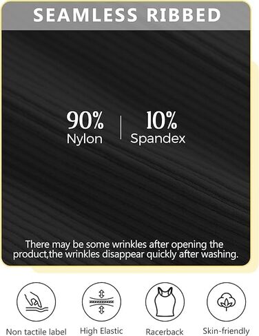 قميص بدون أكمام مضلع للنساء 2024، بلايز للتمرين بظهر متسابق بدون خياطة، بلايز رياضية أساسية، بلايز قصيرة لرياضات اليوغا in Kuwait