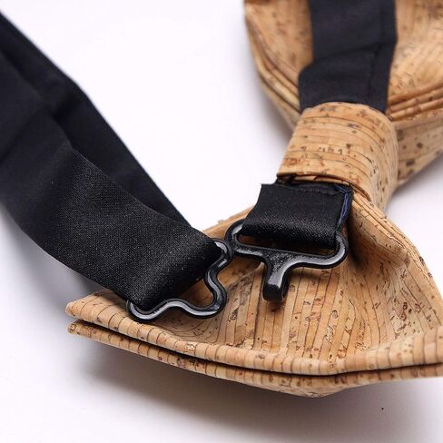 Men's Wollow Wooden Bow Tie With Bits Of Wood in Saudi Arabia