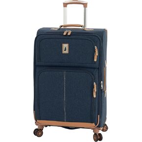 London Fog Wallington Denim 25" Expandable Spinner
