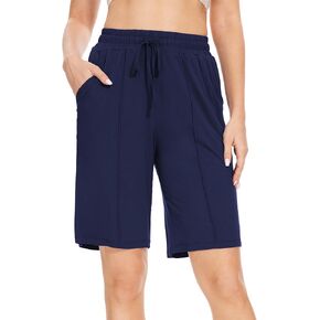 GYS Women's Soft Comfy Bamboo Viscose Pajama Shorts with Pockets