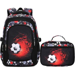 Camo Backpack for Kids, Lightweight Camo Backpack Elementary Middle School Backpack Water Repellent Bookbag (Camo Black)