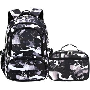 حقيبة ظهر Yvechus Camo للأطفال، حقيبة ظهر مموهة خفيفة الوزن للمدرسة الابتدائية المتوسطة حقيبة كتب طاردة للماء (أحمر مموه) in Kuwait