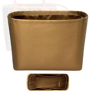 Purse Organizer Insert, Silk Satin Inner Liner Bag for Goyard Anjou Mini Bag Organizer Drawstring Tote Bag Organizer