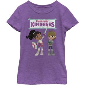 Nickelodeon Nella The Princess Good Knight Sleep Tight Girls Short Sleeve Tee Shirt