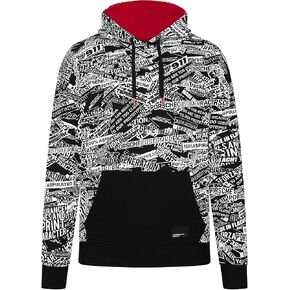 Quoted AOP Oversized Hoody