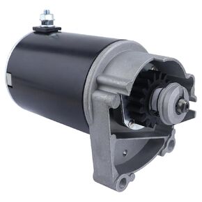 Starter Motor & Solenoid Relay for Briggs and Stratton Engine for Cub Cadet 1605 1610 16HP Gas 1985-1986, 393017 399928 394674 394808 497596 498148 495100