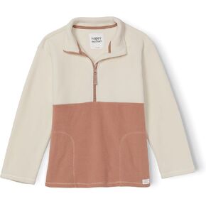 Happy Nation Girls Polar Fleece Half Zip