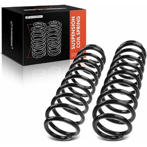 A-Premium 2Pcs Rear Suspension Coil Spring Set Compatible with Ford Mustang 2005-2010 4.0L 4.6L, Driver and Passenger Side, Replace# 5R3Z5560AA, 5R3Z5560BA