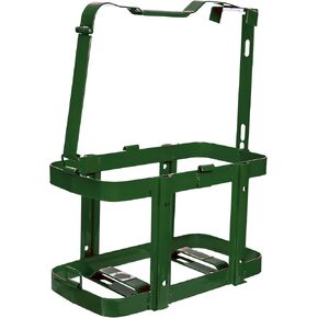 Gas Can Steel Bracket for Jerry Fuel Can Holder 5 Gallon or 20 Liter Already Assembled and Welded (RED)