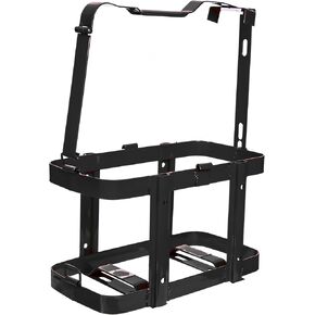 Gas Can Steel Bracket for Jerry Fuel Can Holder 5 Gallon or 20 Liter Already Assembled and Welded (RED)
