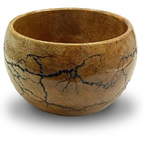 Handmade very Beautiful Brick Segmented Wooden Bowl, Decorative Bowl Natural Mango wood Bowl for Kitchen Dining & Entryway Decor Bowl for desk accessory holding keys, cuff (Brick Segment)