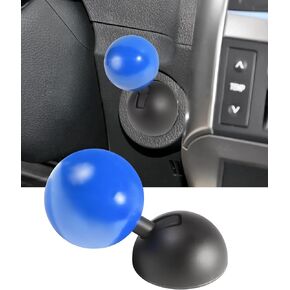 Car One-Button Start Lever,Push to Start Button Rocker,Car Accessories Automotive One Button Start Lever,Car Engine Start Stop Button Decorative Ball-Bar,Push Start Button Cover for Cars (Red)