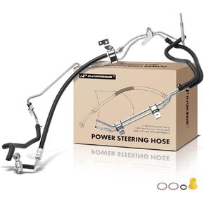 A-Premium Power Steering Pressure & Return Hoses Line Assembly Compatible with Infiniti QX56 2004-2010 & Nissan Armada 2005-2014, Pathfinder Armada 2004, TITAN 2004-2014, 5.6L, Rack/Gear's Ports