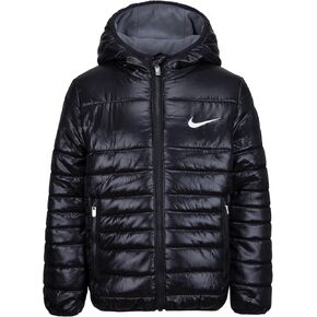 Nike Midweight Fill Hooded Jacket – Black – Kids Size 5 in Kuwait