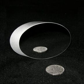 Elliptical Secondary Mirror 28mm for DIY Newtonian Reflecting Astronomical Telescope