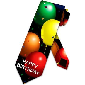Birthday Ties Balloons Neckties Happy Birthday