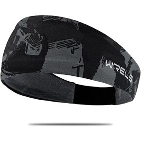 Sports Headband for Women Men,Unisex Moisture Wicking Sweatband for Running,Football,Basketball,Cycling,Workout