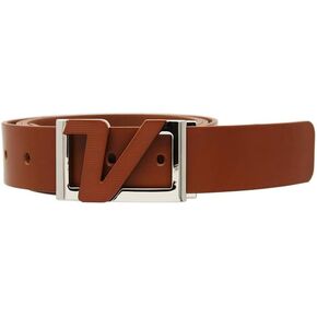 Volvik 100% Genuine Italian Real Solid Leather Belt Strap Free Size up to 42", Unisex, Brown