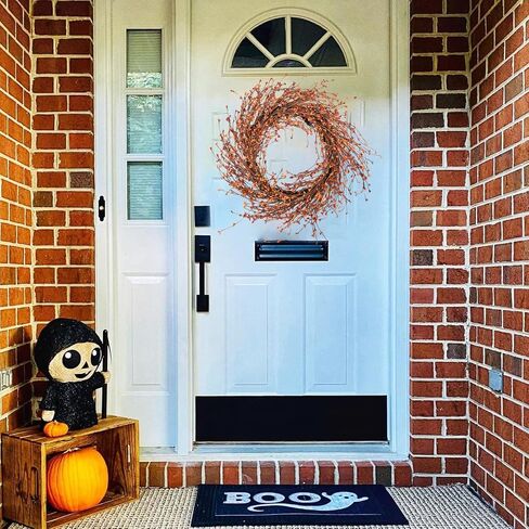 Fall Berry Wreath, 24 inches Fall Wreaths for Front Door Large Grapevine Wreath for Indoor and Outdoor Thanksgiving Day Wall Window Hanging Wedding Party Home Decor in Saudi Arabia