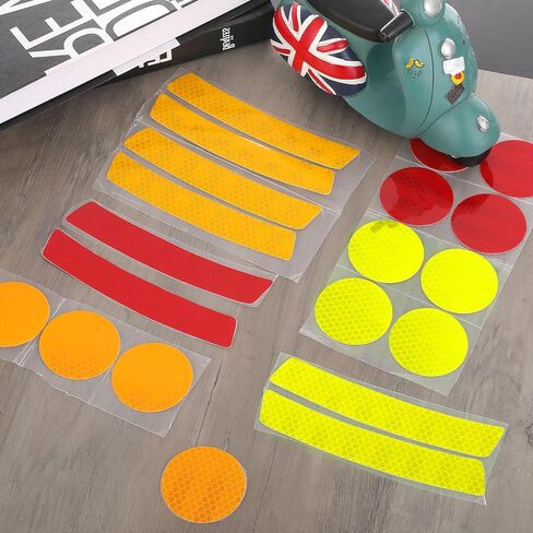 Aster 20Pcs Golf Cart Reflectors Strip, Reflective Car Golf Cart Sticker Decals, Outdoor Waterproof Reflector Tape Sticker, Night Visibility Adhesive Reflector Stickers for Club Car Yamaha EZGO in Saudi Arabia