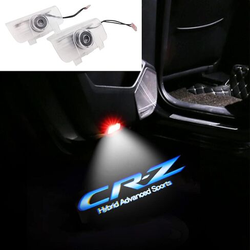 2 قطعة شعار باب السيارة كشاف ضوء HD LED مجاملة شبح الظل ترحيب ضوء الليزر شعار البركة مصباح متوافق مع CR-Z in Kuwait