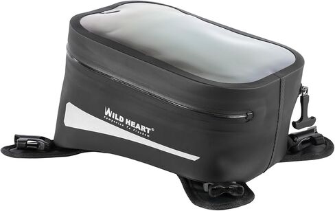 WILD HEART motorcycle tank bag is compatible with most motorcycle outdoor riding accessories (Black) in Saudi Arabia