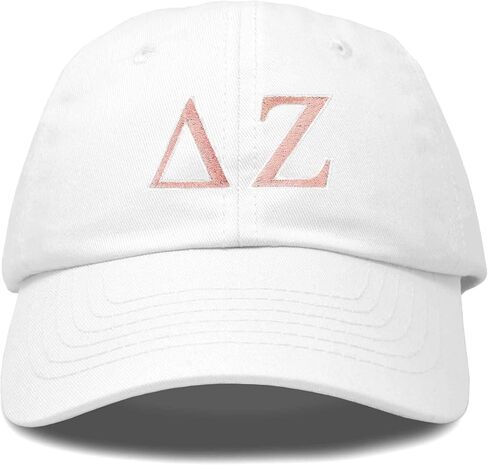 DALIX Delta Zeta Sorority Hat Womens Greek Letters Embroidered Baseball Cap in Saudi Arabia