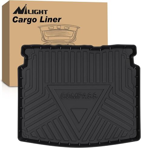 Nilight Cargo Mats for Jeep Compass 2017 2018 2019 2020 2021 2022 2023 2024,All Weather Protection Heavy Duty Cargo Liners in Saudi Arabia